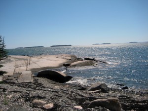 Norton Island Atlantic side view