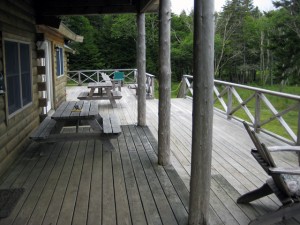 Norton Island West Camp porch