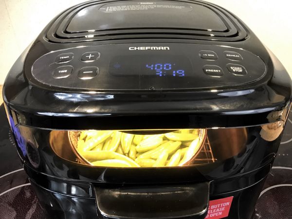 chefman_air_fryer_snap_peas