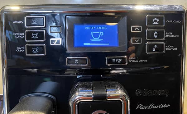 saeco_philips_super_automatic_espresso_machine controls