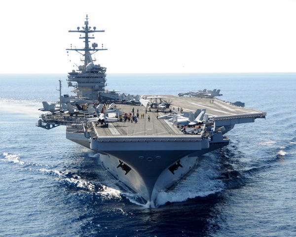 My Embark Aboard the USS George H. W. Bush Aircraft Carrier