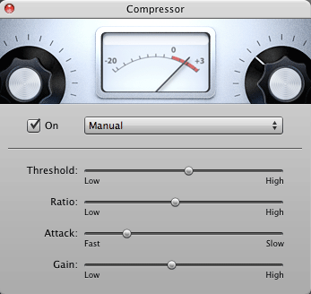 How To Use the Basic Compressor in GarageBand