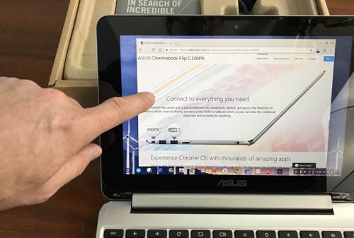 Review ASUS Chromebook Flip C101PA-DB02 with 10.1 Touchscreen